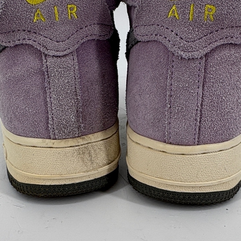 Nike Custom Air Force 1 High By You - Purple green and yellow Women's US 8 - Picture 11 of 11